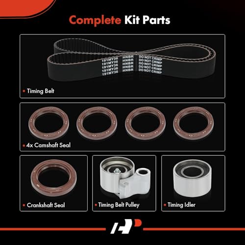 A-Premium Engine Timing Belt Kit Compatible with Toyota 3.4L