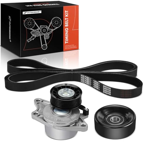 A-Premium Engine Serpentine Belt Drive Kit W/Tensioner & Idler