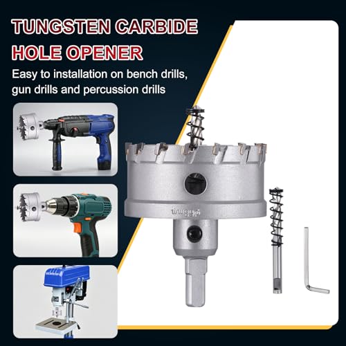 Tungsten Carbide Tipped Hole Saw 2-11/16 Inch 68mm Hole Cutter - size: 2-11/16 Inch (68mm)