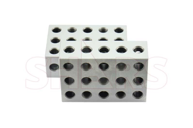 Shars (1 Pair) 246 Precision Blocks (2"x 4"x6") w/23 Holes Set 303-5600 S] - size: 2-4-6 blocks