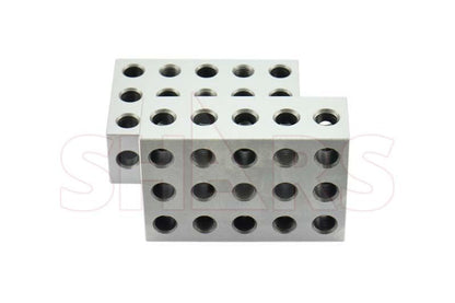 Shars (1 Pair) 246 Precision Blocks (2"x 4"x6") w/23 Holes Set 303-5600 S] - size: 2-4-6 blocks