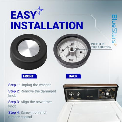BlueStars 2-Pack 3362624 Washer Timer Knobs