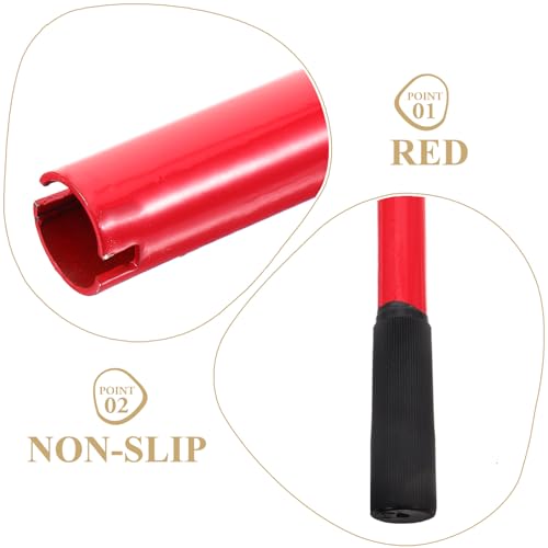 Yardwe Hydraulic Jack Handle Replacement, 3 Ton Floor Jack Handle Replacement for Car Jack Handle Replacement Accessories, Red (Pack of 2) - size: 37.00X2.00X2.00CM (Pack of 2)