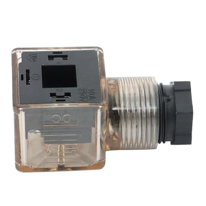 4 Spool Solenoid 12V DC Hydraulic Control Valve Double Acting 13GPM Hydraulic Solenoid Directional Valve 3600PSI Inlet port Outlet port SAE10 Working ports SAE8