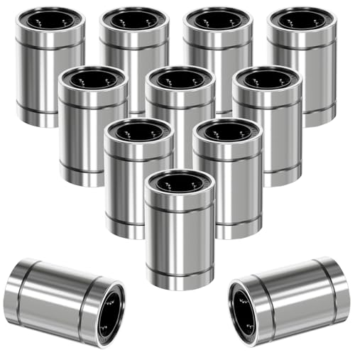 12Pcs LM8UU Linear Ball Bearings