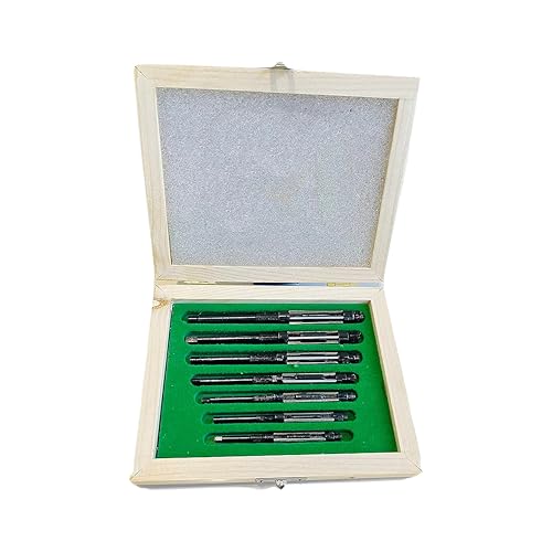 Adjustable Hand Reamer Tool HV-H3 for Metal & Wood Repairs, 1/4" to 15/32" - size: HV to H3 - 7Pcs