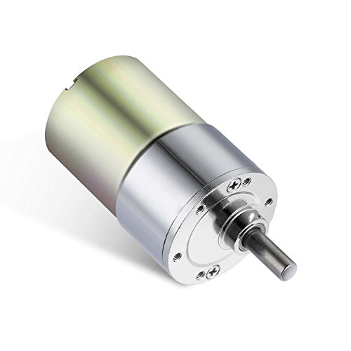 DC 12V 2RPM 기어 모터 하이 토크 전기 마이크로 속도 감소 기어드 모터 편심 출력 샤프트 37mm 직경 기어박스 - color: 2 RPM, size: 12 Volt