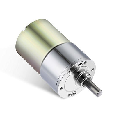 DC 12V 2RPM 기어 모터 하이 토크 전기 마이크로 속도 감소 기어드 모터 편심 출력 샤프트 37mm 직경 기어박스 - color: 2 RPM, size: 12 Volt