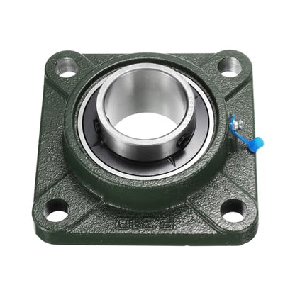 uxcell 2pcs UCF210-32 Pillow Block Bearings 2 inch Bore Self Alignment, Solid Cast Iron Base Square Flange Mounted Chrome Steel Bearings - size: UCF210-32
