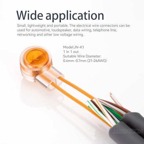 200pcs Gel-Filled Waterproof Butt Splice Network Connectors UY K1 - size: K1/UY