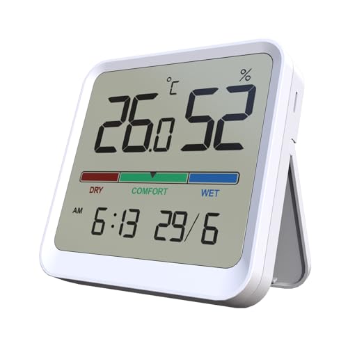 Temtop T1-SE Indoor Digital Thermometer Hygrometer with Magnet, 3M Sticker - size: T1-SE