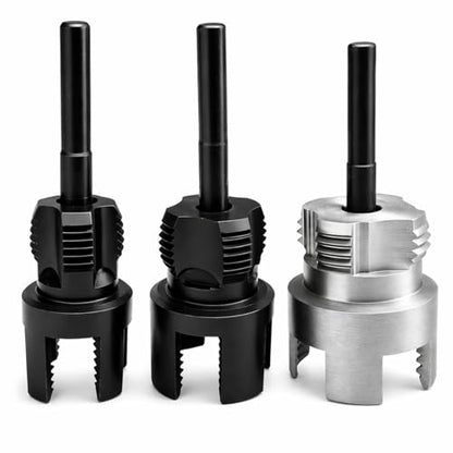3Pcs PVC Pipe Threader Tool Kit,Dual-Function Internal