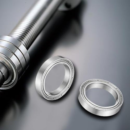 BORDSTRACT SMR74ZZ Deep Groove Ball Bearings, 10pcs 4mm x 7mm x 2.5mm Stainless Steel Micro Machine Parts Double Sided Metal Sealed Power Transmission Bearings for Rotating Machinery - size: SMR74ZZ(4mm x 7mm x 2.5mm)