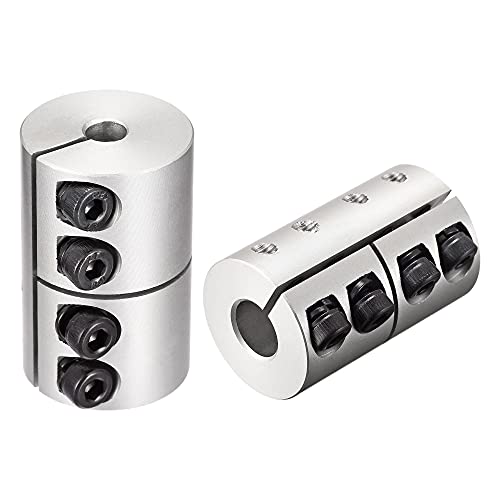 uxcell 2pcs 8mm to 10mm Shaft Coupling 25mmx40mm Coupler Aluminum Alloy Joint Motor for 3D Printer CNC Machine DIY Encoder - size: 10mm x 8mm