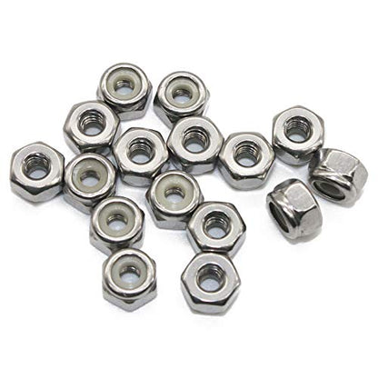 Fullerkreg #10-24 Hexagon Nylon Locking Nuts, 100 Pack - size: 10-24 (100 Pack)