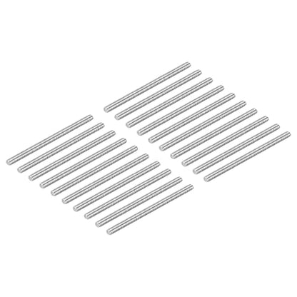DMiotech 20 Pack M4 x 70mm Fully Threaded Rod 304 Stainless Steel Right Hand Threads Rod Bar Studs Clamps and U-Bolts - size: M4 x 70mm