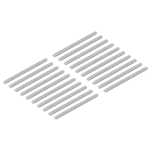 DMiotech 20 Pack M4 x 70mm Fully Threaded Rod 304 Stainless Steel Right Hand Threads Rod Bar Studs Clamps and U-Bolts - size: M4 x 70mm