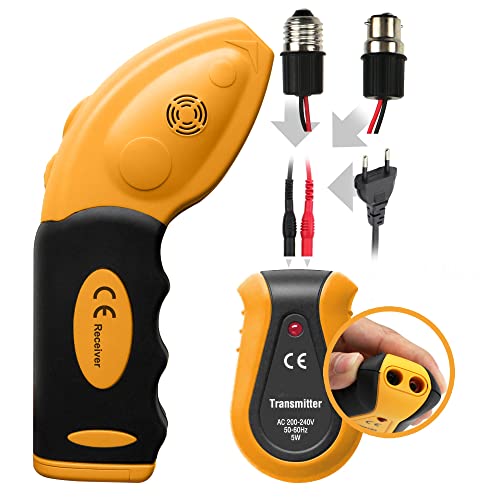 allsun AC 200-240V Circuits Fuses Breaker Non-Contact Voltage Sensor Locate AC Circuits/Fuses Socket Plugs Lamp Outlet Adapters - style: EM419A-220V EU Plug
