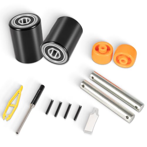 PTH50 Front Load Wheels Kit for Crown Pallet Jack 2.75"x3.75" 20mm Bearings