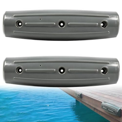 OCEANBROAD Dock Fender Bumpers, 17" Horztial Dock Bumpers for Edge Side - color: Gray, style: 2 Pack