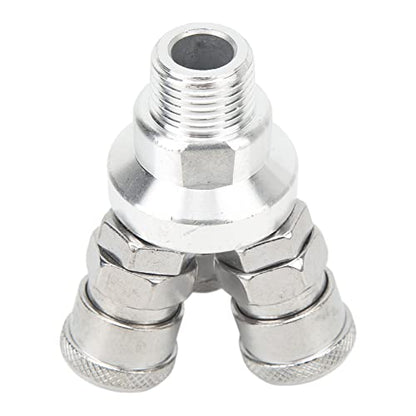 3 Way Quick Coupler Quick Connect Air Hose Splitter Universal Type Male Thread Swivel Air Compressor Fittings G1/2