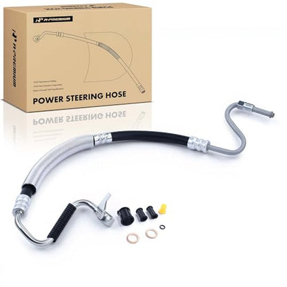 A-Premium Power Steering Pressure Hose Line Assembly, Pump to Gear/Rack