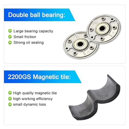 High Torque DC Motor 12 V/24 V Permanent Magnet Motor Mini DC Motor DIY Generator Motor 30W CW/CCW 3500/7000RPM with Moun - style: Conventional Rotary Shaft