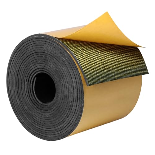 DGSL Self-Adhesive Neoprene Rubber Strip, 2" x 1/16" x 10' Roll - color: With Adhesive, size: 2" Wide x 1/16" Thick x 10' Long