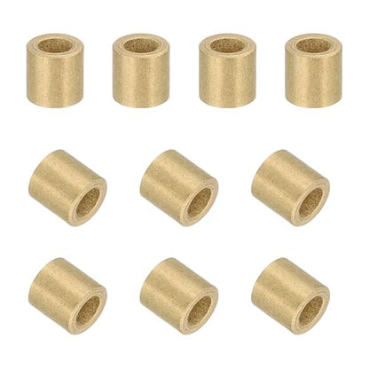 uxcell 50Pcs Sleeve Bearings, 3mm Bore x 5mm OD x 5mm Length, Self-Lubricating Sintered Bronze Bushings - size: 3mm Bore x 5mm OD x 5mm Length