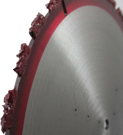 Oshlun SBR-CH12 12-Inch Carbide Chunk Blade with 1-Inch Arbor for Rescue and Demolition - size: 12 Inch