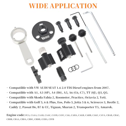Camshaft Timing Belt Tool Kit, Replaces T10051 - size: Model B
