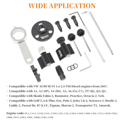 Camshaft Timing Belt Tool Kit, Replaces T10051 - size: Model B