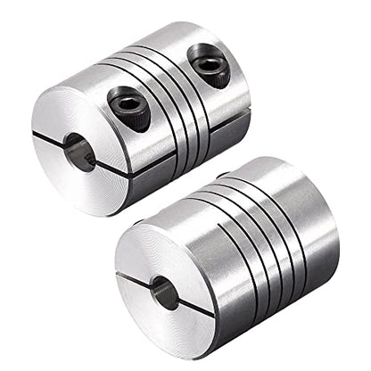 uxcell Motor Shaft 6mm to 7mm Helical Beam Coupler Coupling 25mm Dia 30mm Length - size: 6mm to 7mm