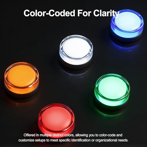 BAOMAIN 22mm LED Industrial Indicator Light,220V AC Pilot Signal Lamp for Industrial Machinery Control Circuits,7/8" Panel Mount, Screw Terminal,Green,5-Pack - color: Green