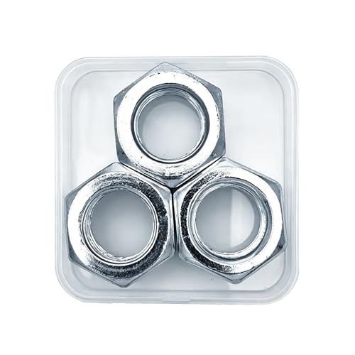 M20 3pcs Hex Nuts,M20 Galvanized Metric Hardware Nuts Sets - size: M20