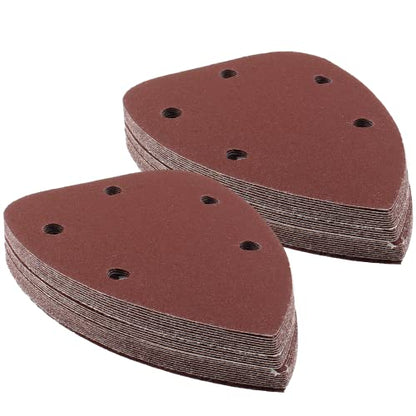 25 Pcs Mouse Detail Sander Sandpaper, 400 Grit, 5 Hole - size: 400 Grit - 25 Pcs