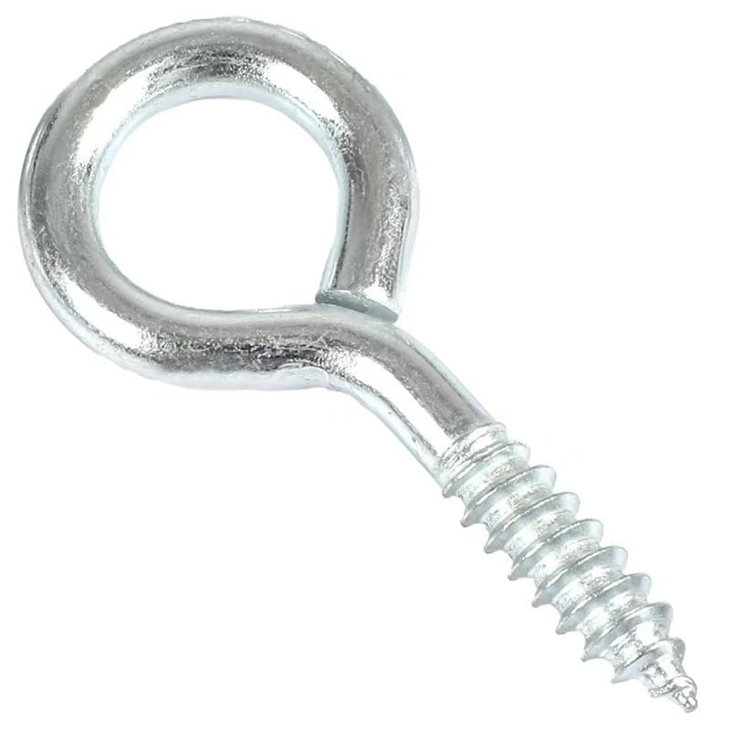10 Pcs 2.2 Inches Eye Hooks,M6 Screw Eye Hooks,Heavy Duty Screw Eye Bolt,Load Bearing 200LB,Eye Bolt for Indoor & Outdoor Use