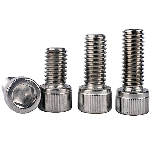 5/16-18 x 2" Allen Hex Socket Head Screw Bolt, 304 Stainless Steel 18-8, UNC Machine Full Thread, Pack of 15 - size: 5/16-18 x 2" (15 PCS)