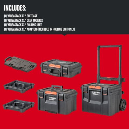 CRAFTSMAN VERSASTACK XL Rolling Tower Tool Storage System, 4 piece (CMST60420)