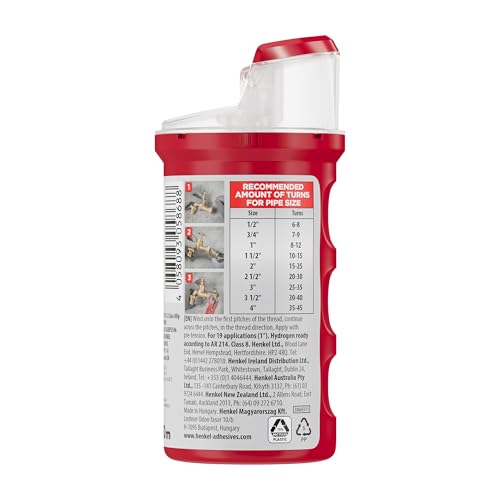 LOCTITE 55 Pipe Thread Sealant, Non-Curing Cord, White, 1x160m