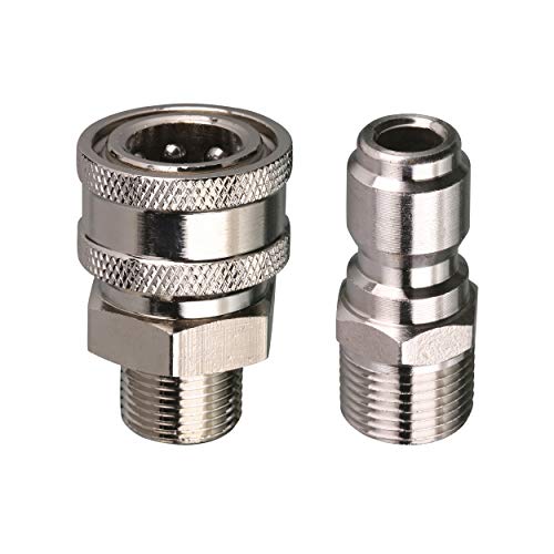 Tool Daily High Pressure Washer Ball Valve Kit, 3/8 Inch Quick Connect