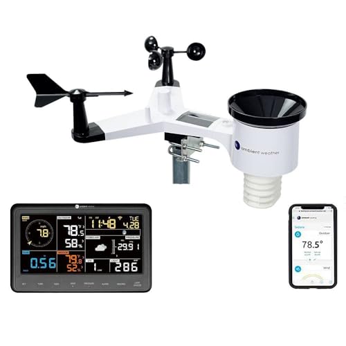 Ambient Weather WS-2902 Wi-Fi Smart Weather Station with AWN+ Included - style: 1yr AWN+ w/ Base Console + Array