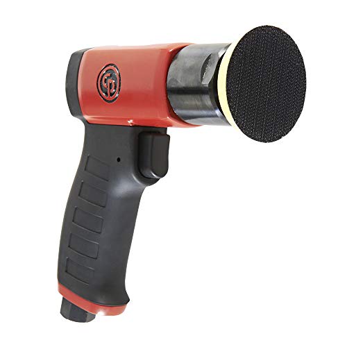Chicago Pneumatic CP7201-3 Inch (75 mm) Air Polisher, Pistol Handle, Hook & Loop - 2,500 RPM - style: Tool Only (2500 RPM)