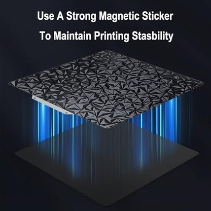 330x330mm PEO + PET Build Plate for Elegoo Neptune 3 Plus / 4 Plus - size: 330x330mm