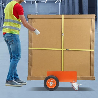 Heavy Duty Panel Cart with Pneumatic Wheels, 661lbs Capacity Alloy Steel Carrier Cart for Drywall, Sheet Metal, Plywood, Glass 2 Lockable Swivel Wheels