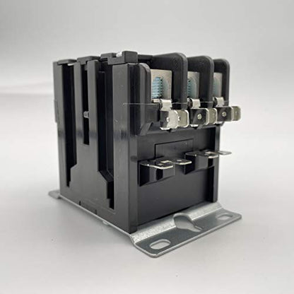SunLee 3 Pole 40 Amp contactor 120V coil UL DP Contactor HVAC Contactor A2L Compliant 42CF35AF equivalent - size: 3P 40A 120VAC