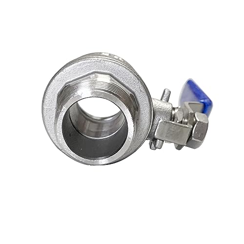 3/4" Male to Female Thread Full Port Ball Valves NPT 304 Stainless Steel for Water Oil Gas WOG1000 - size: 3/4 Inch