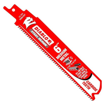 Diablo Steel Demon Carbide Teeth Reciprocating Saw Blades