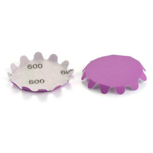 MAXMAN 2"Sanding Discs, 600 Grit Flex Edge Sandpaper, for Drill/Bowl Sander - style: 600 Grit