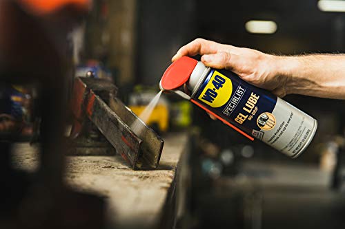 WD-40 Specialist Silicone Lubricant with Smart Straw Sprays 2 Ways 11 OZ [6-Pack] & Specialist Gel Lube with Smart Straw Sprays 2 Ways, 10 OZ